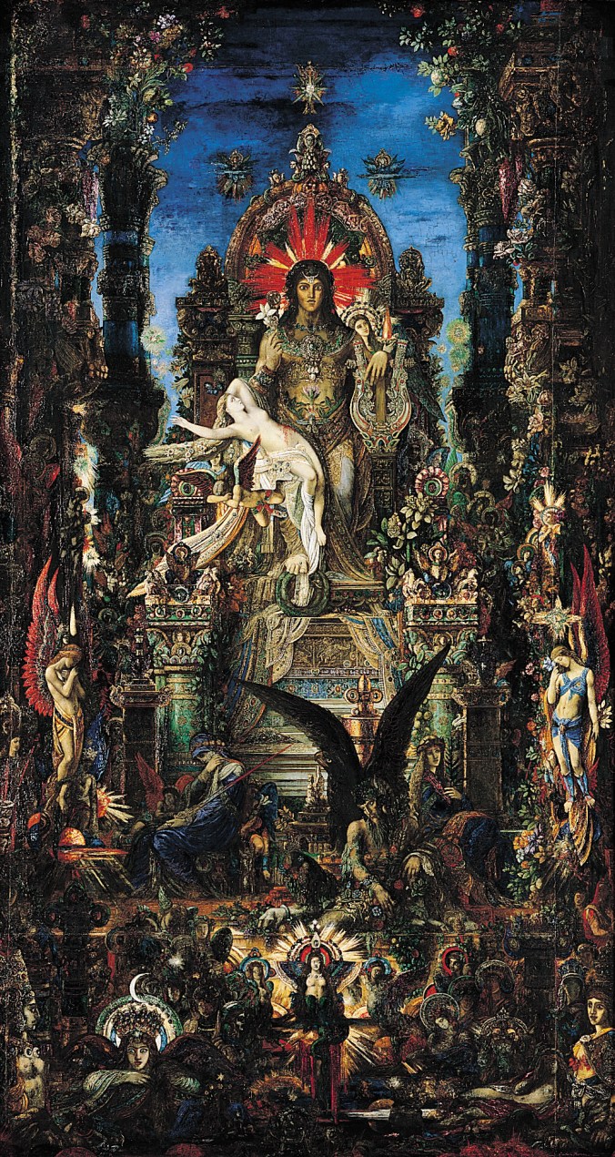 Jupiter and Semele (1895) by Gustave Moreau Semele_Gustave_Moreau_004