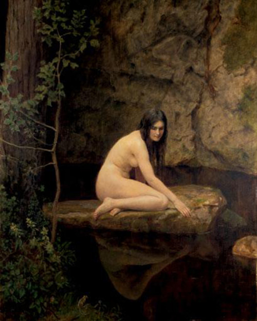water nymph by John Collier