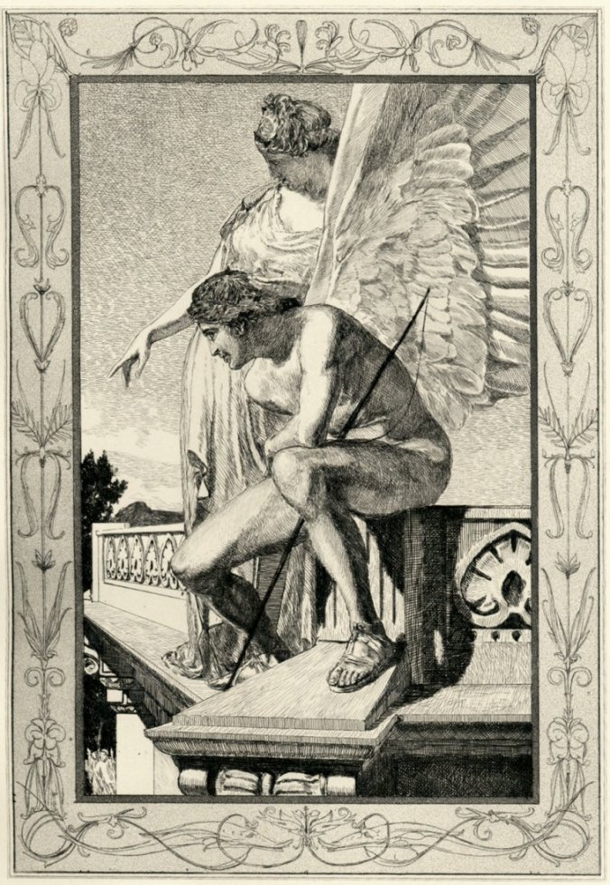 Amor and Psyche by Max Klinger