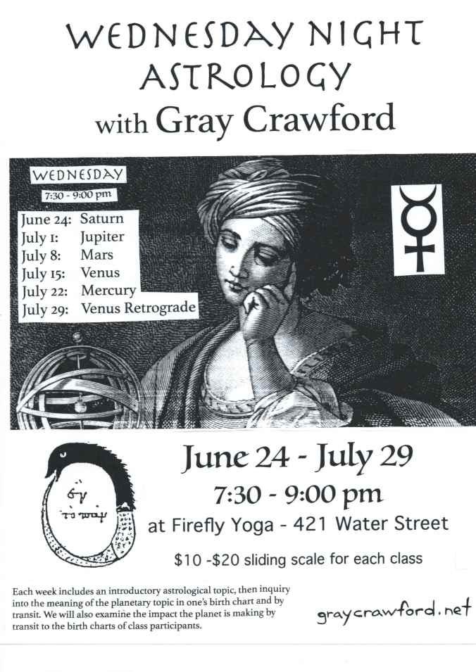 Wednesday Night Astrology Class