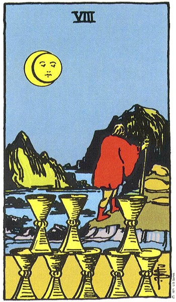 First Face of Pisces 8 of Cups