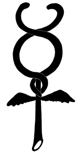 Mercury caduceus by Bradley