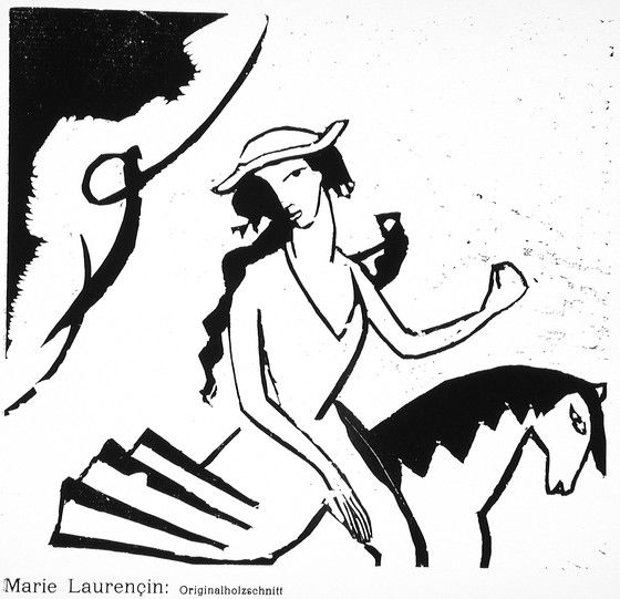 marie laurencin the amazon close up