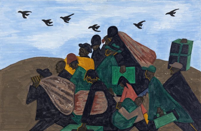 Jacob Lawrence the migration series