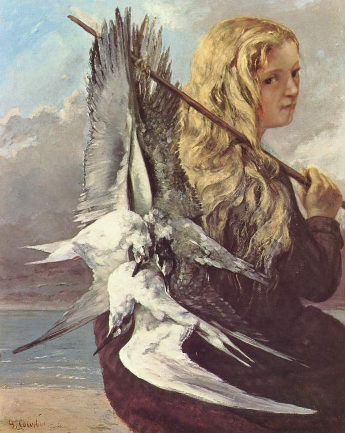 Gustave_Courbet_girl with seagull