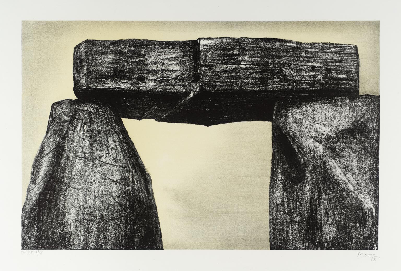 Stonehenge I by Henry Moore