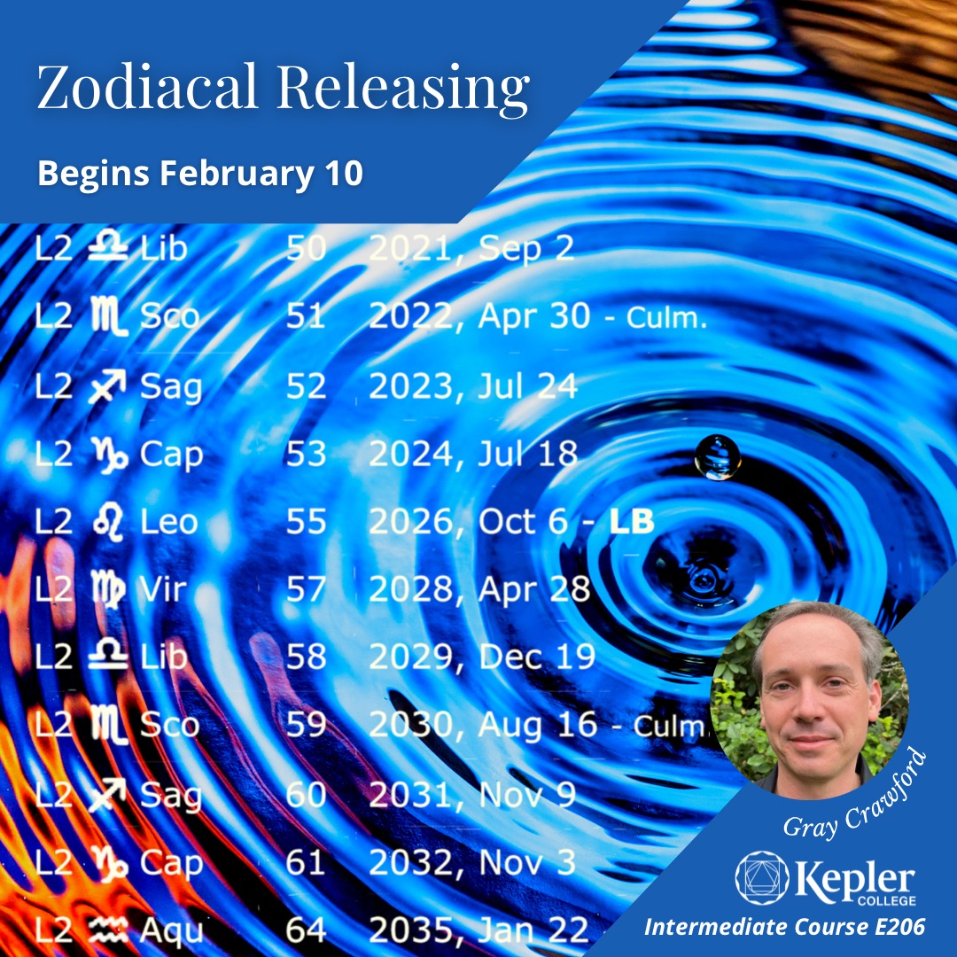 zodiacal releasing course announce