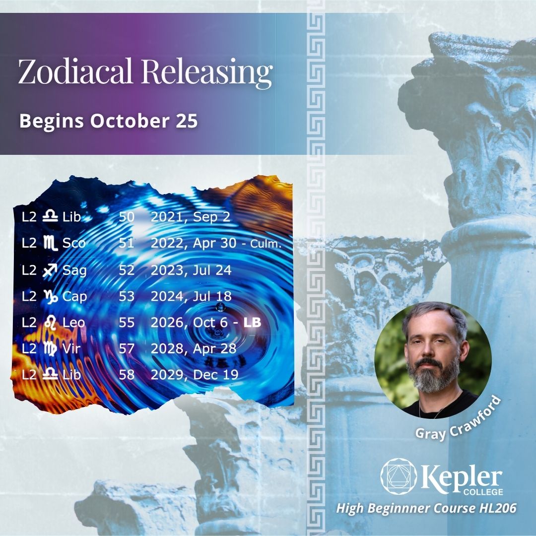 Zodiacal Releasing Course Zodiacal Releasing Course